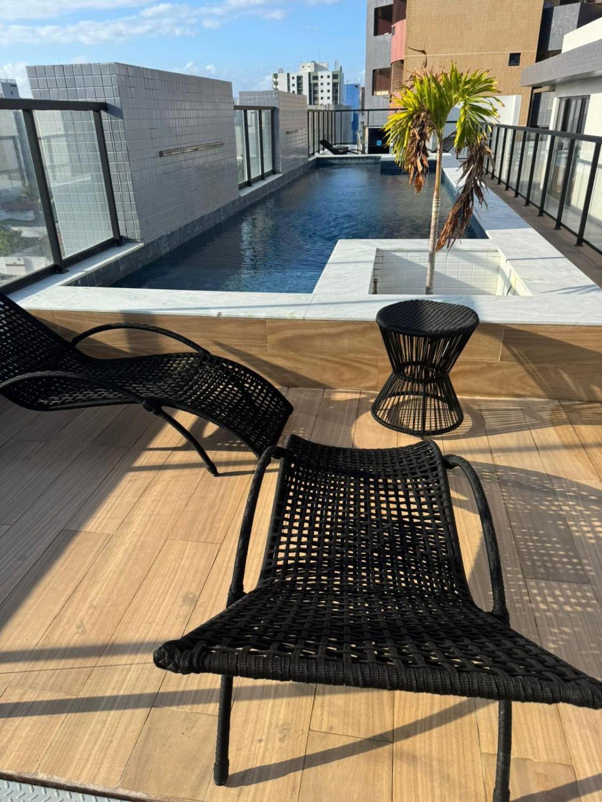 Flat Aconchegante 300M Da Praia De Intermares Cabedelo Ngoại thất bức ảnh